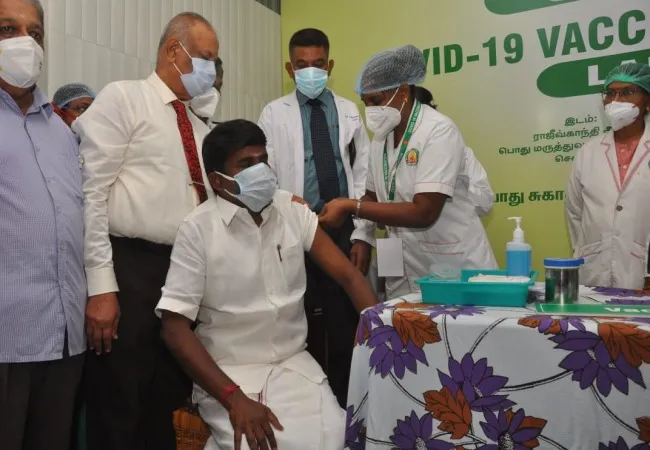 health minister cvijayabaskar coronavirus vaccine after press meet 